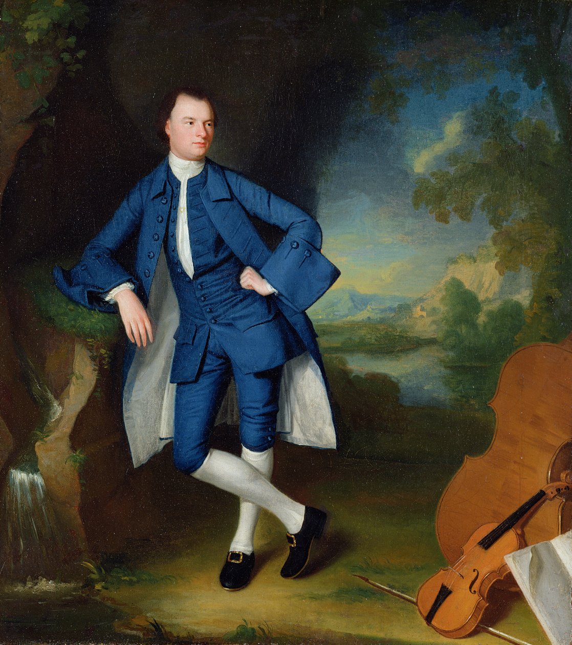 Portrett av menneske, ca. 1758-60 av George Romney