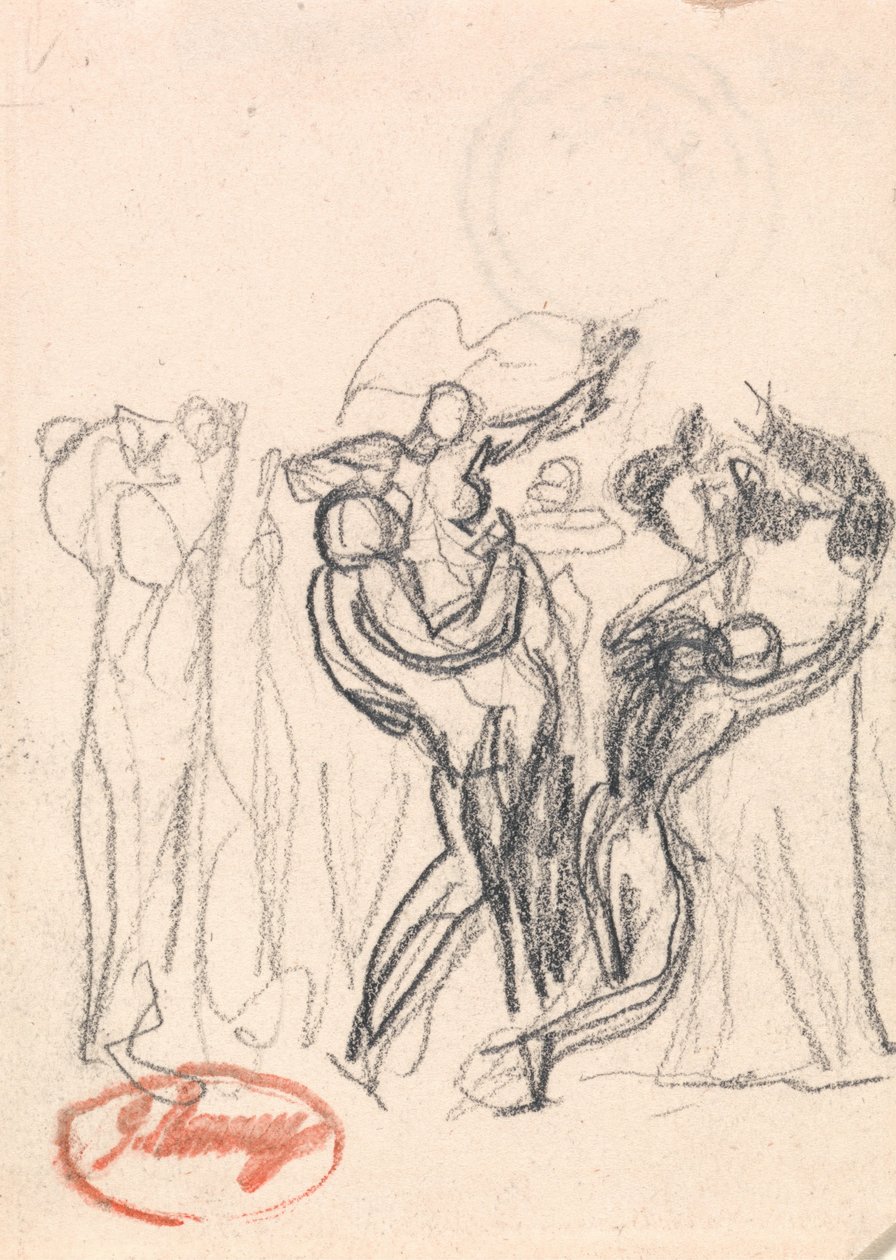 Muligens en bortføringsscene av George Romney