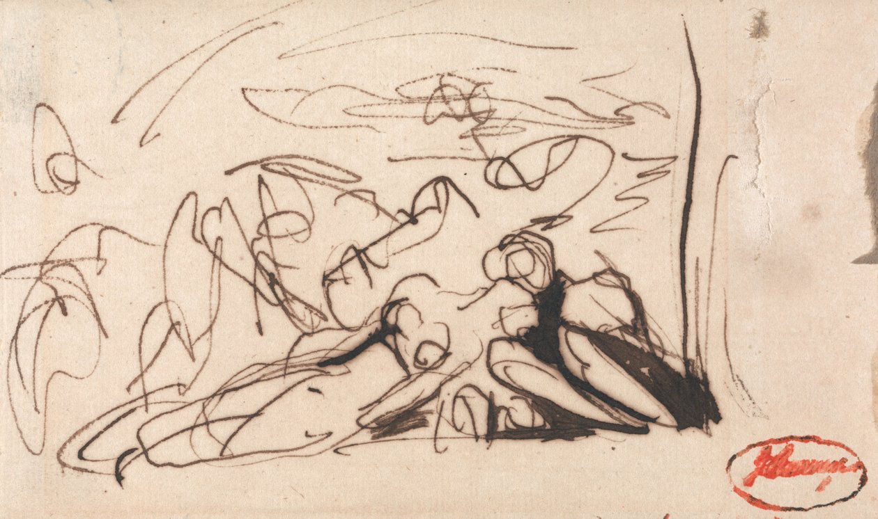 Fengsel scene av George Romney