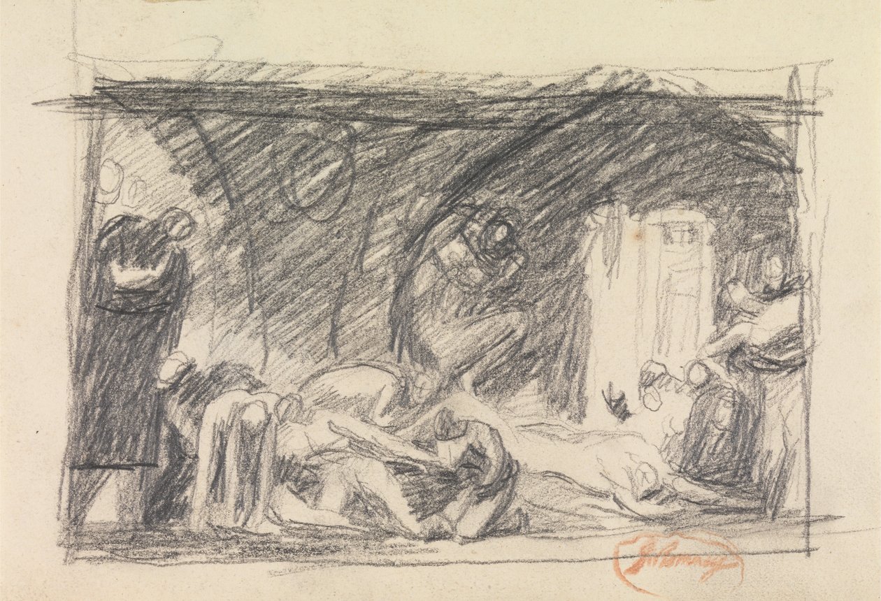 Fengsel scene av George Romney