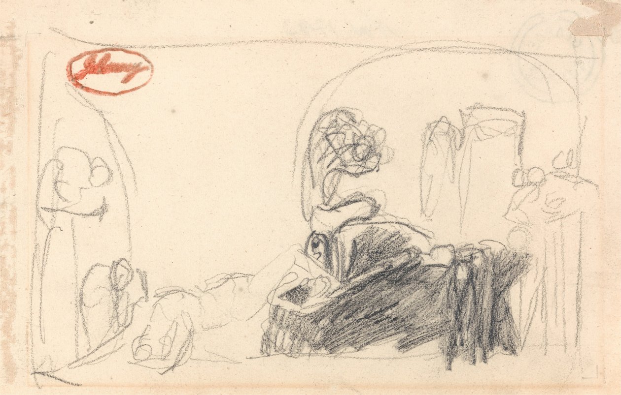 Fengsel scene av George Romney