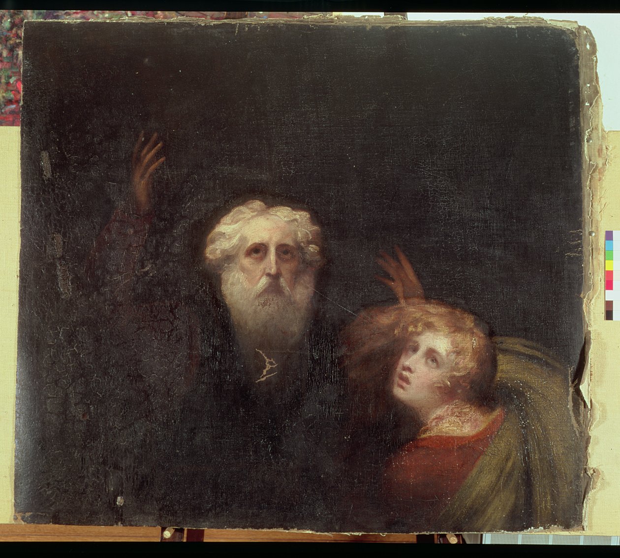 Prospero og Miranda, fragment fra 