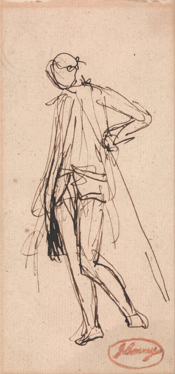 Stående figur av George Romney