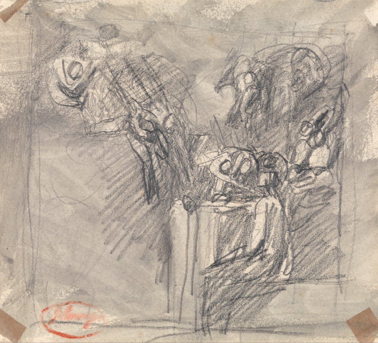 Kristi fristelse av George Romney