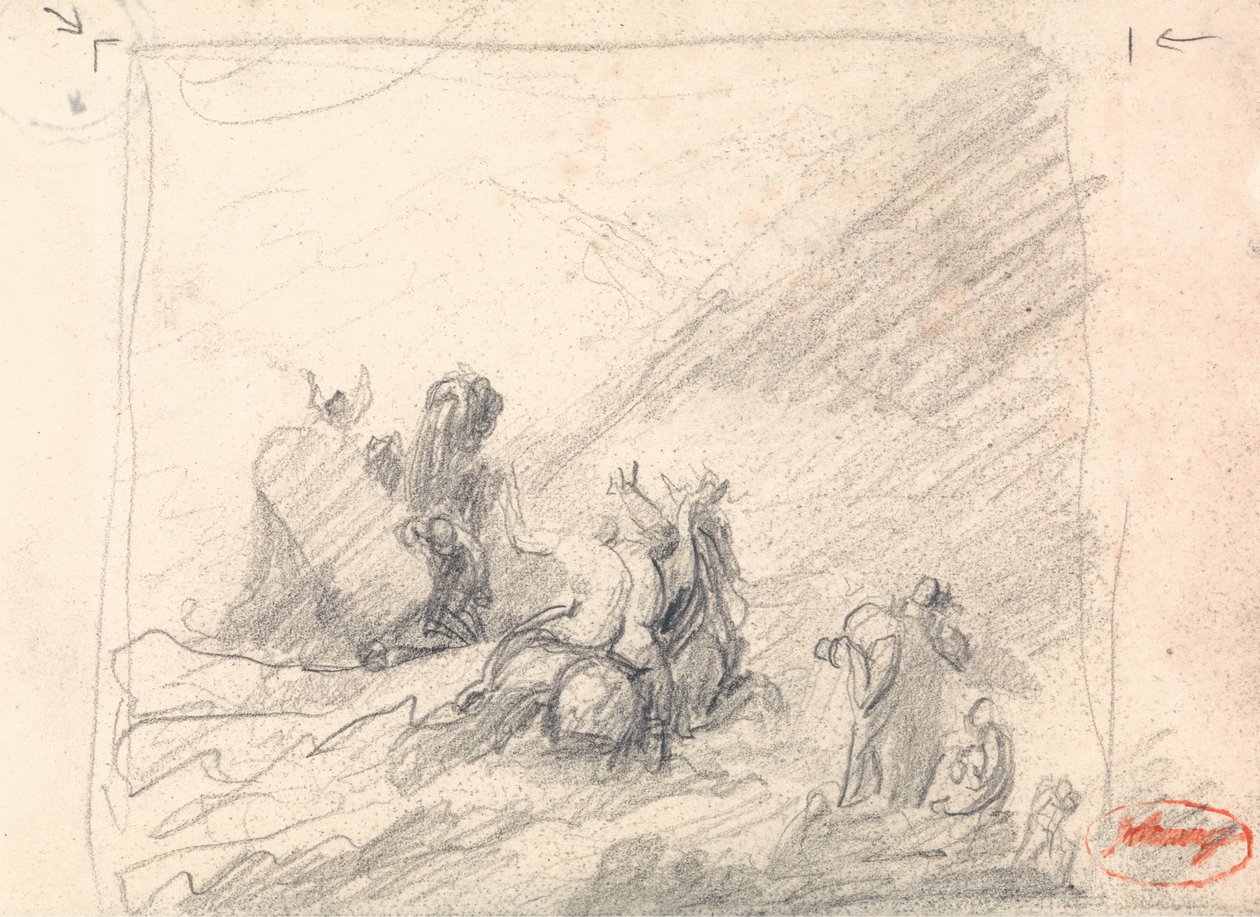 Wolgemuth reddet forliset ved Kapp det gode håp av George Romney