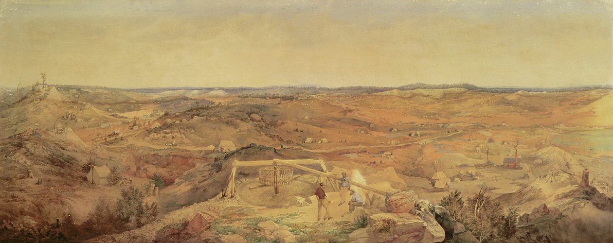 Gamle Bendigo, 1857 av George Rowe