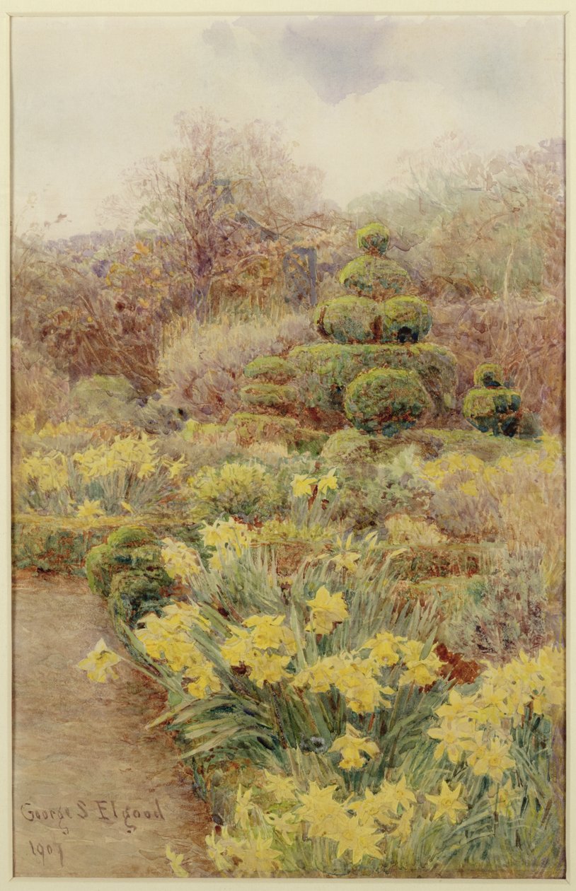 Spring, Raunds Cliffe, 1907 av George Samuel Elgood