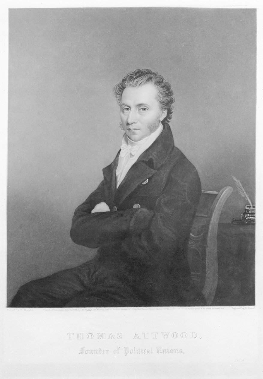 Thomas Attwood, 1832 av George Sharples