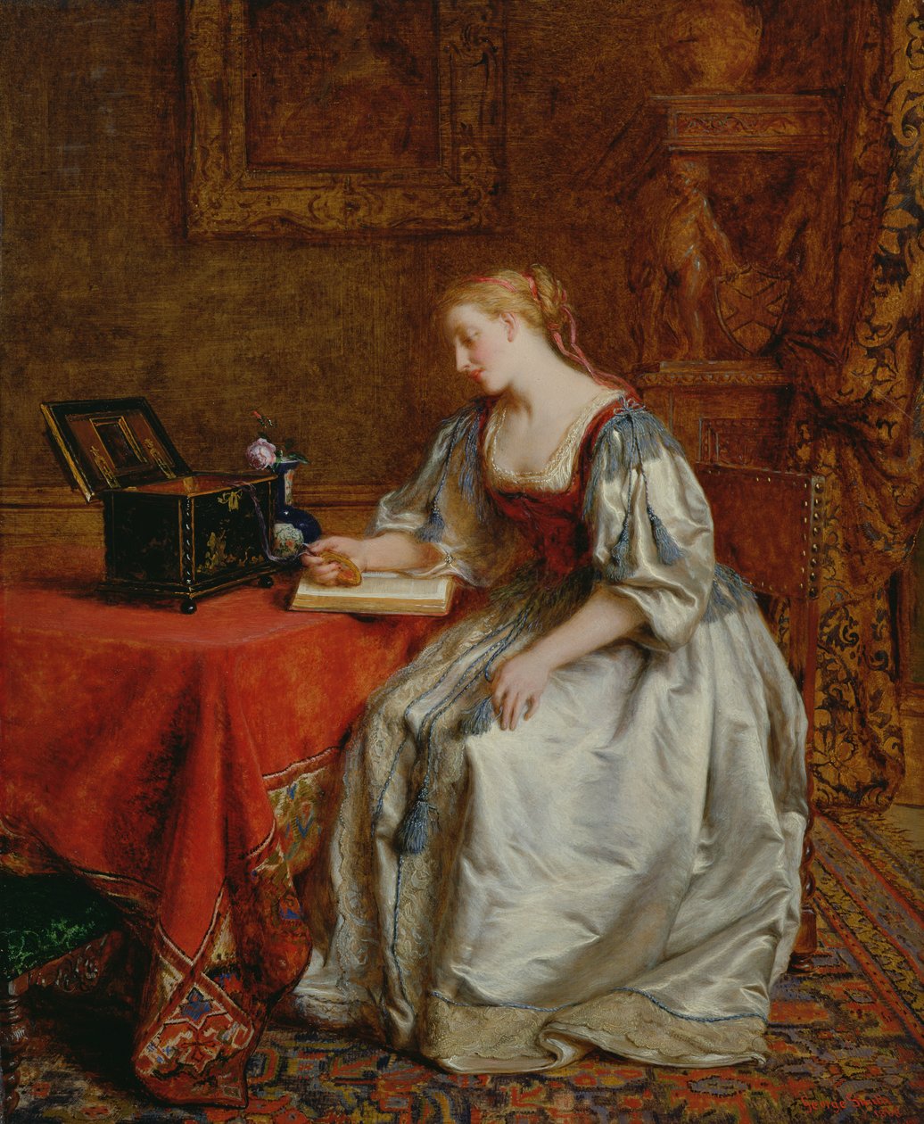 Drømmer om hennes elsker, 1868 av George Smith