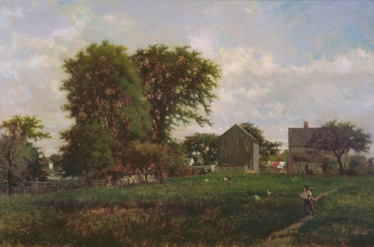 Massachusetts Landskap, 1865 av George Inness