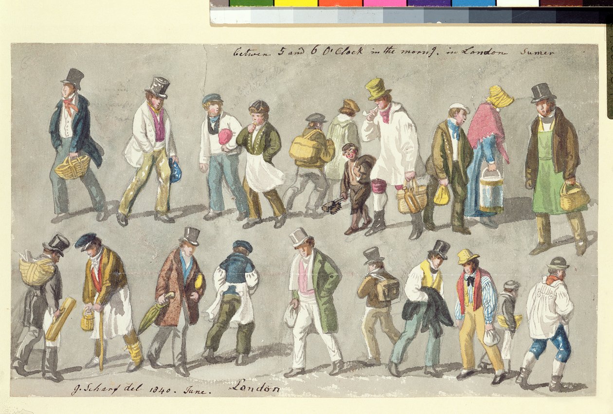 Mellom klokken 5 og 6 om morgenen, 1840 av George Snr Scharf