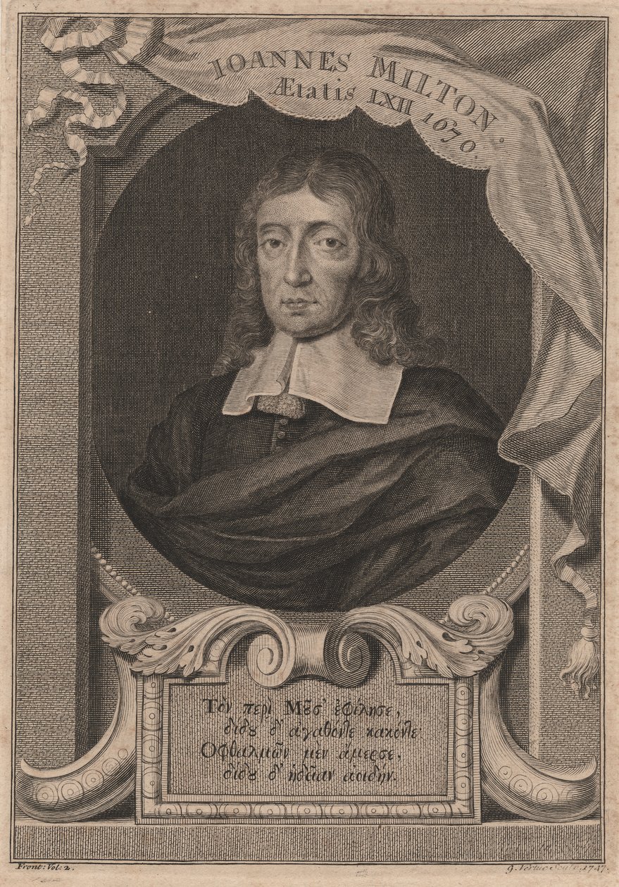John Milton, 1747 av George Vertue