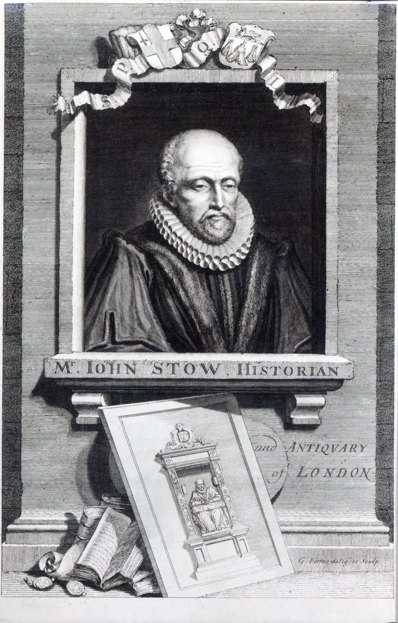 John Stow av George Vertue