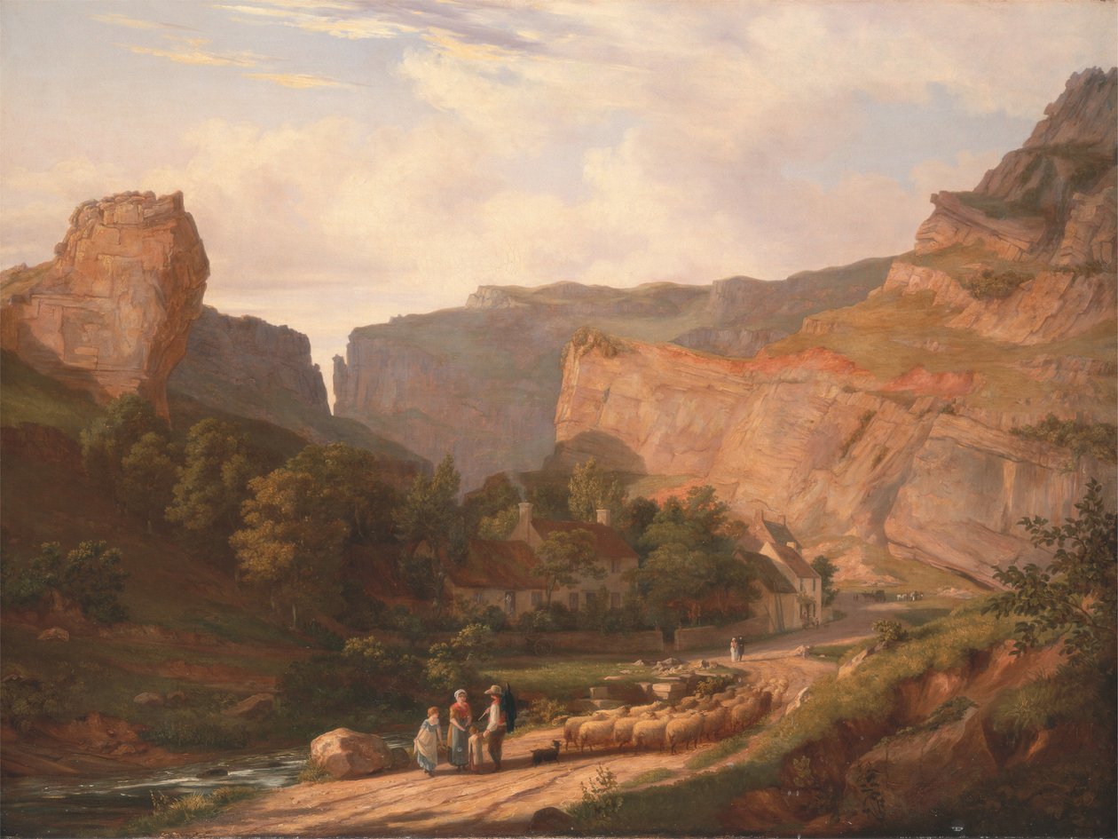Utsikt over Cheddar Gorge av George Vincent