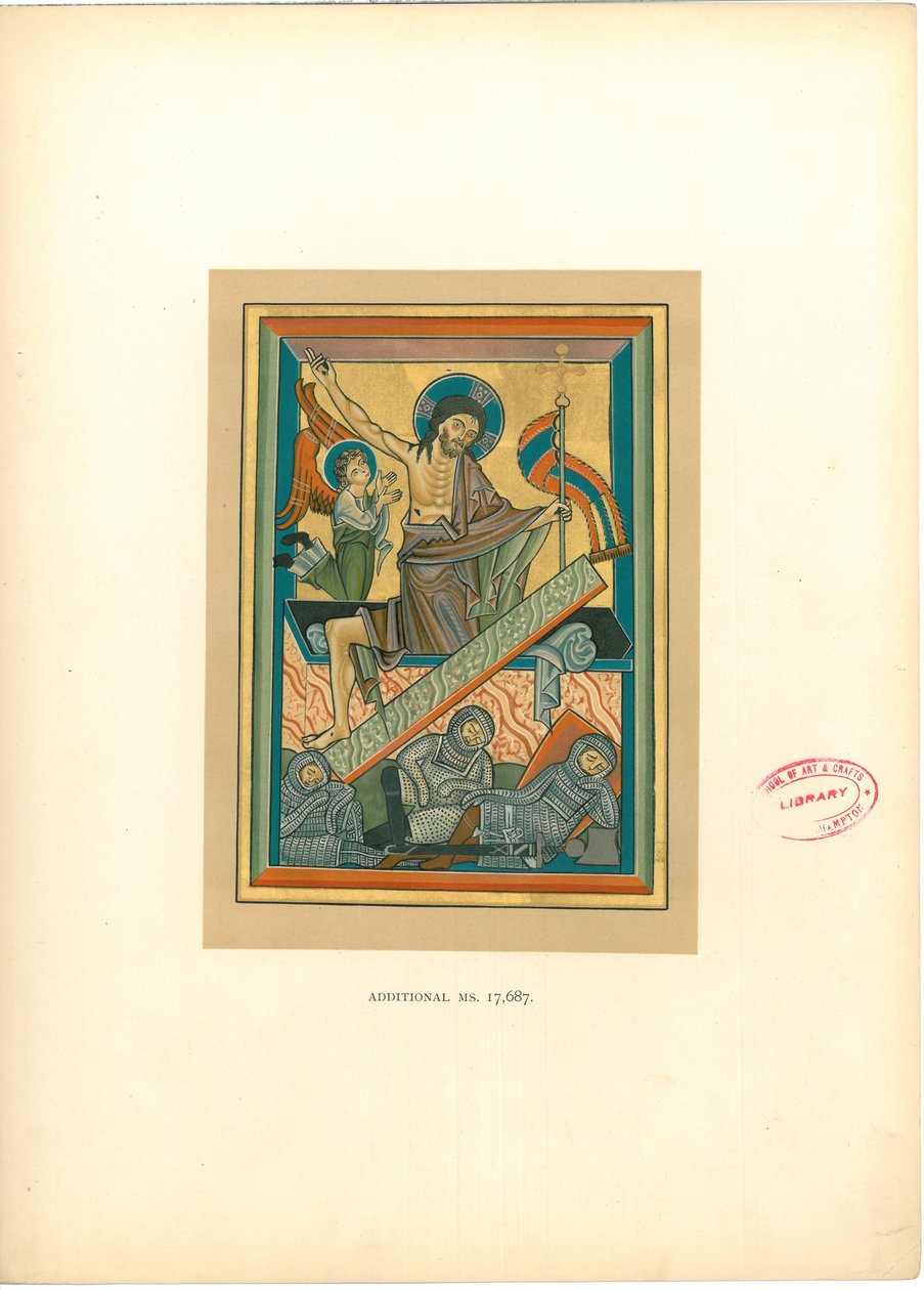 Plate fra 'Illuminated Manuscripts in the British Museum: Miniatures, Borders and Initials' av George Augustus Wallis