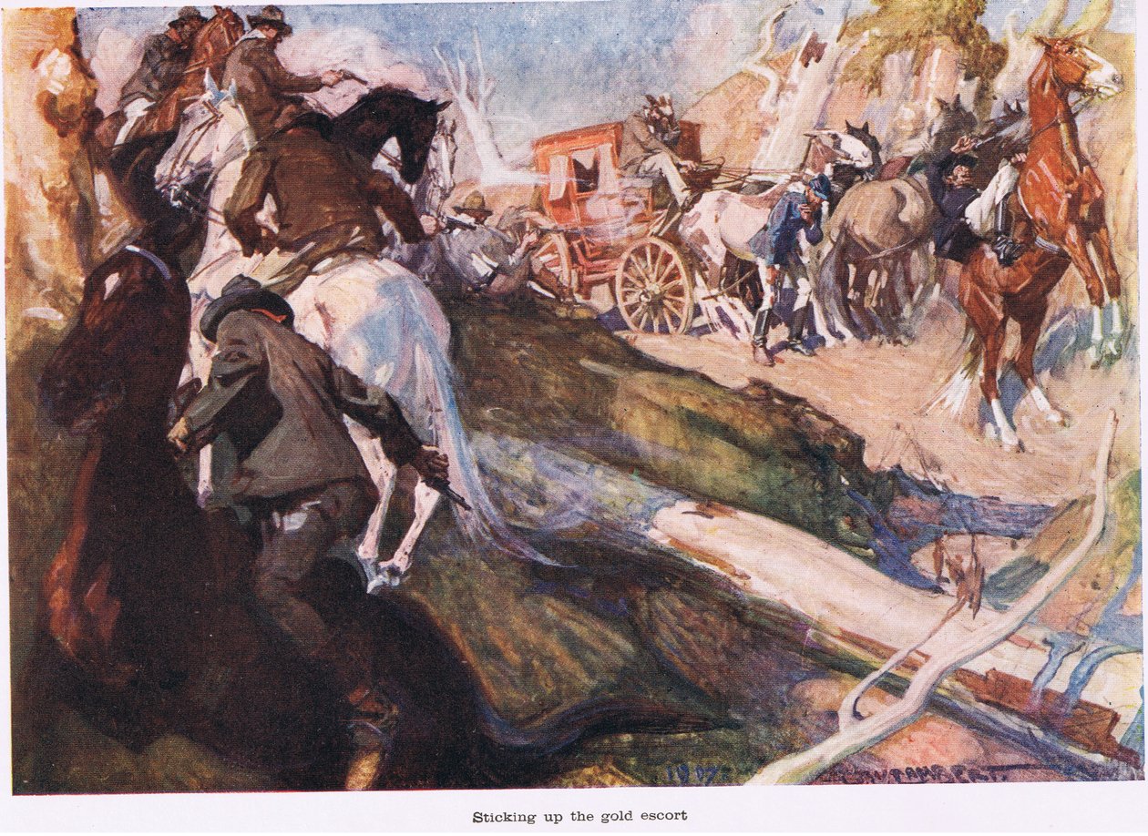 Stikker opp gulleskorten av George Washington Lambert