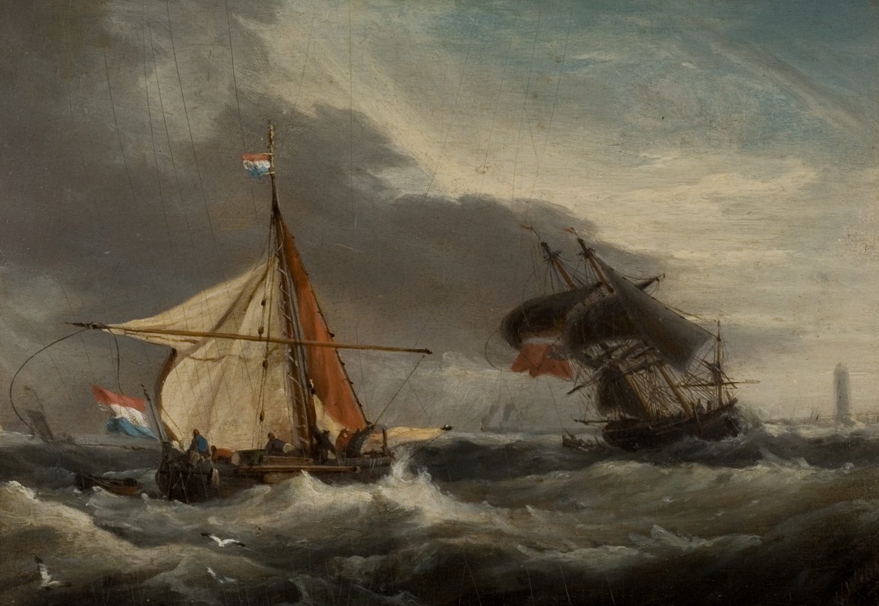 Båter, Mouth of the Tyne av George Webster