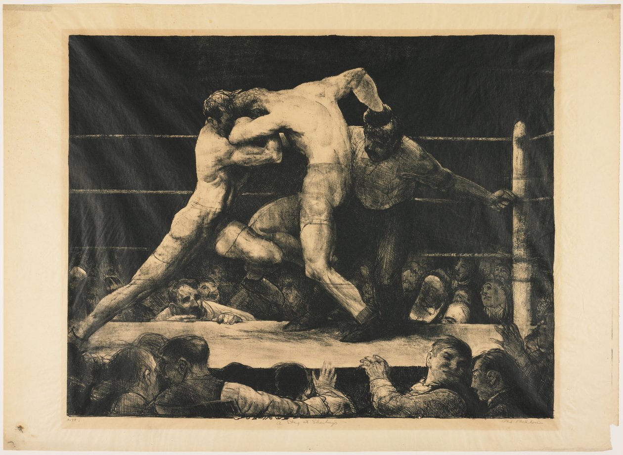 A Stag at Sharkey's, 1917 av George Wesley Bellows