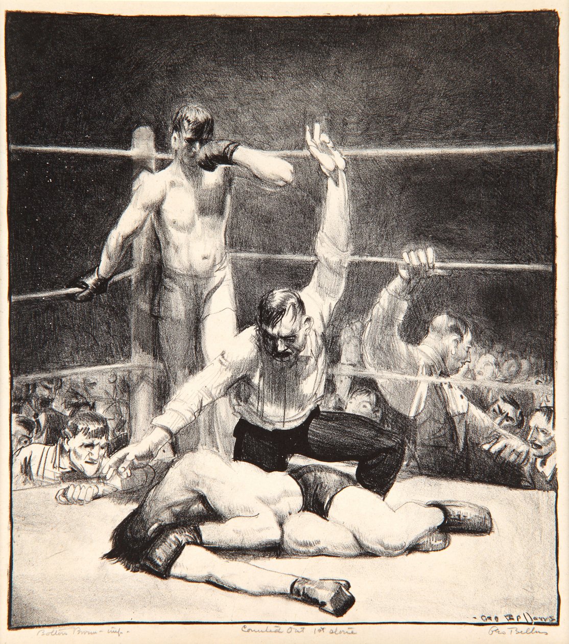 Uttelling, 1921 av George Wesley Bellows