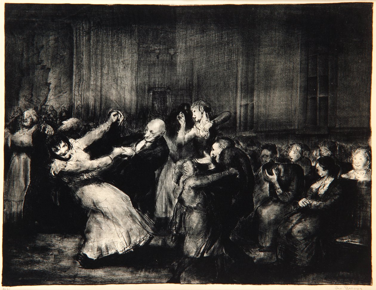 Dance in a Madhouse, 1917 av George Wesley Bellows