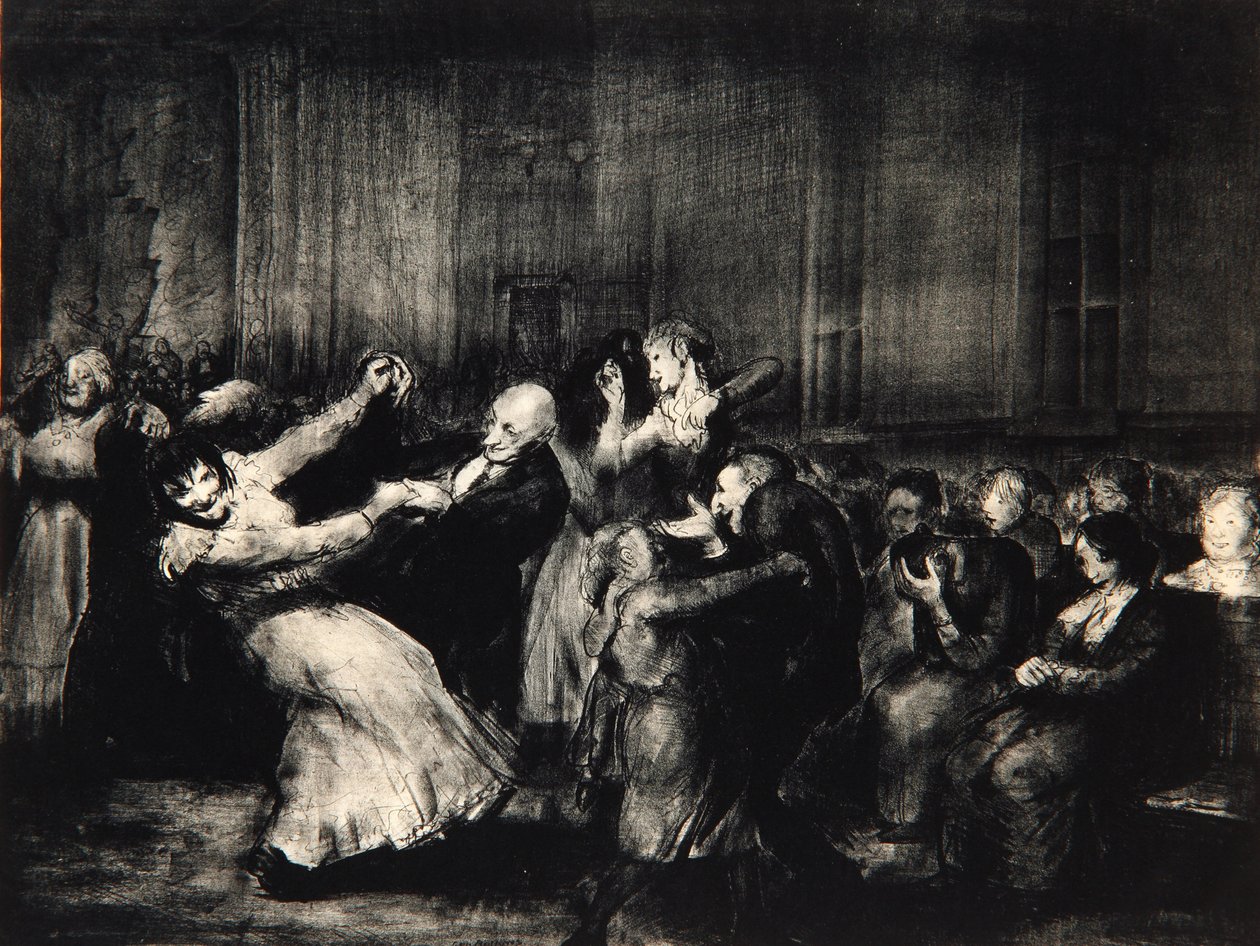 Dance in a Madhouse, 1917 av George Wesley Bellows