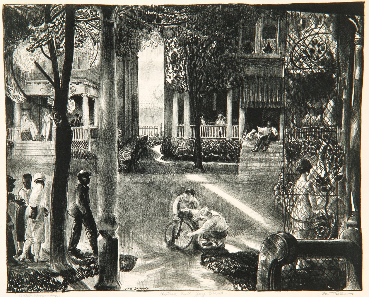 Sixteen East Gay Street, 1923-24 av George Wesley Bellows