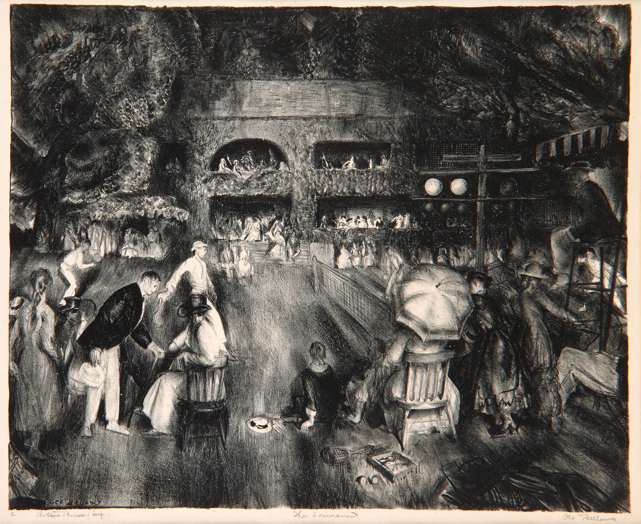 Turneringen, 1920 av George Wesley Bellows