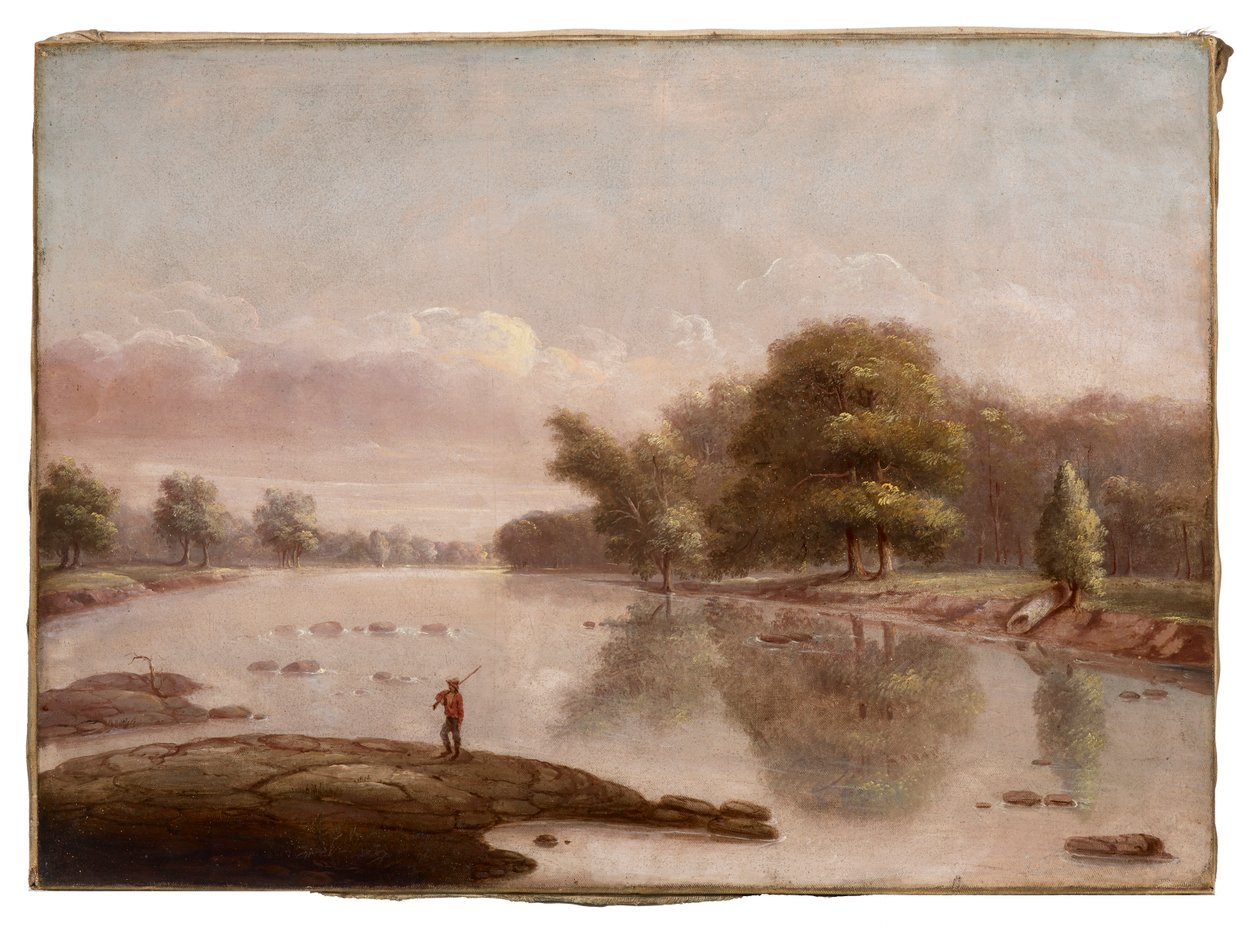 Tipton Island i nærheten av Logansport, Indiana av George Winter