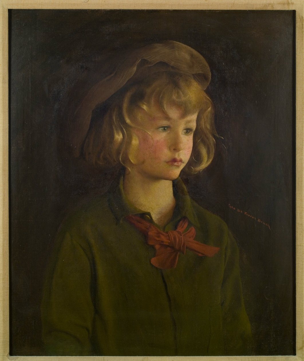 Guttehode av George de Forest Brush or Brusch