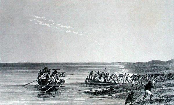 The Boats Getting Afloat, fra 