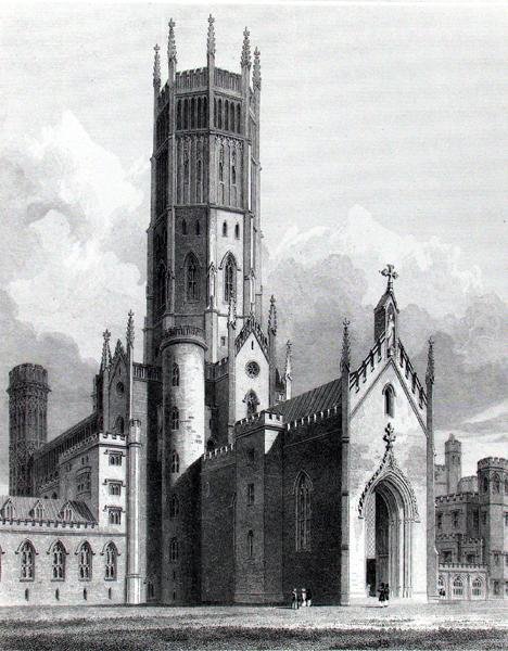 Fonthill Abbey fra nordvest, 
