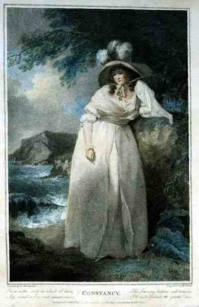 Constancy, gravert av William Ward (1766-1826), pub. av W. Dickinson av George (after) Morland