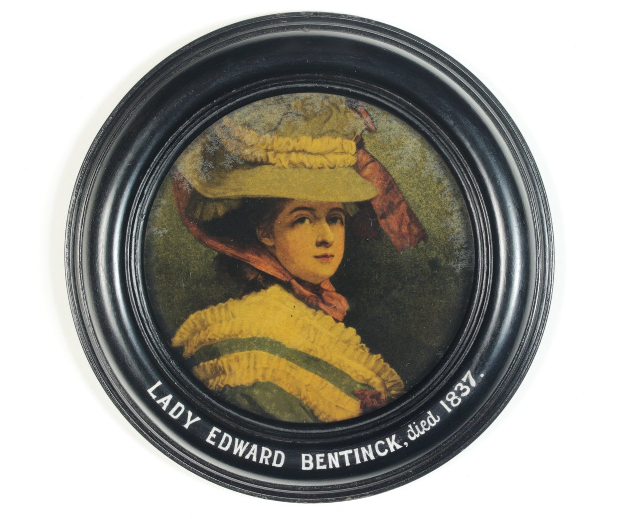 Elizabeth Cumberland, Lady Edward Bentinck (farge litho) av George (after) Romney