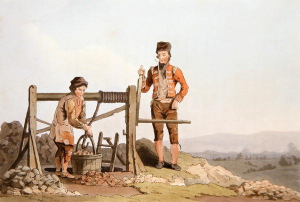Ruddle Pit, fra `Costume of Yorkshire