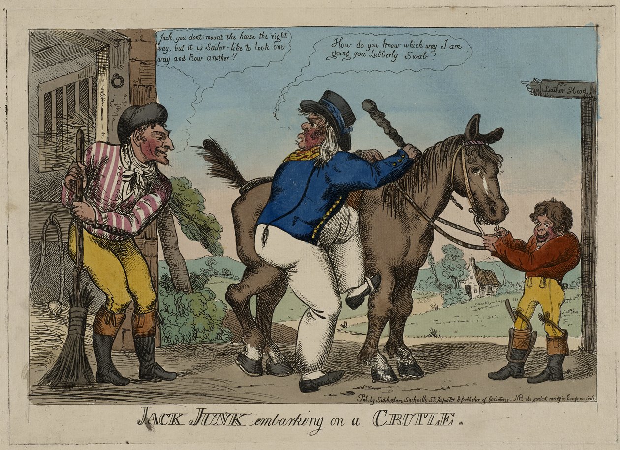 JACK JUNK legger ut på CRUISE av George (attr. to) Cruikshank