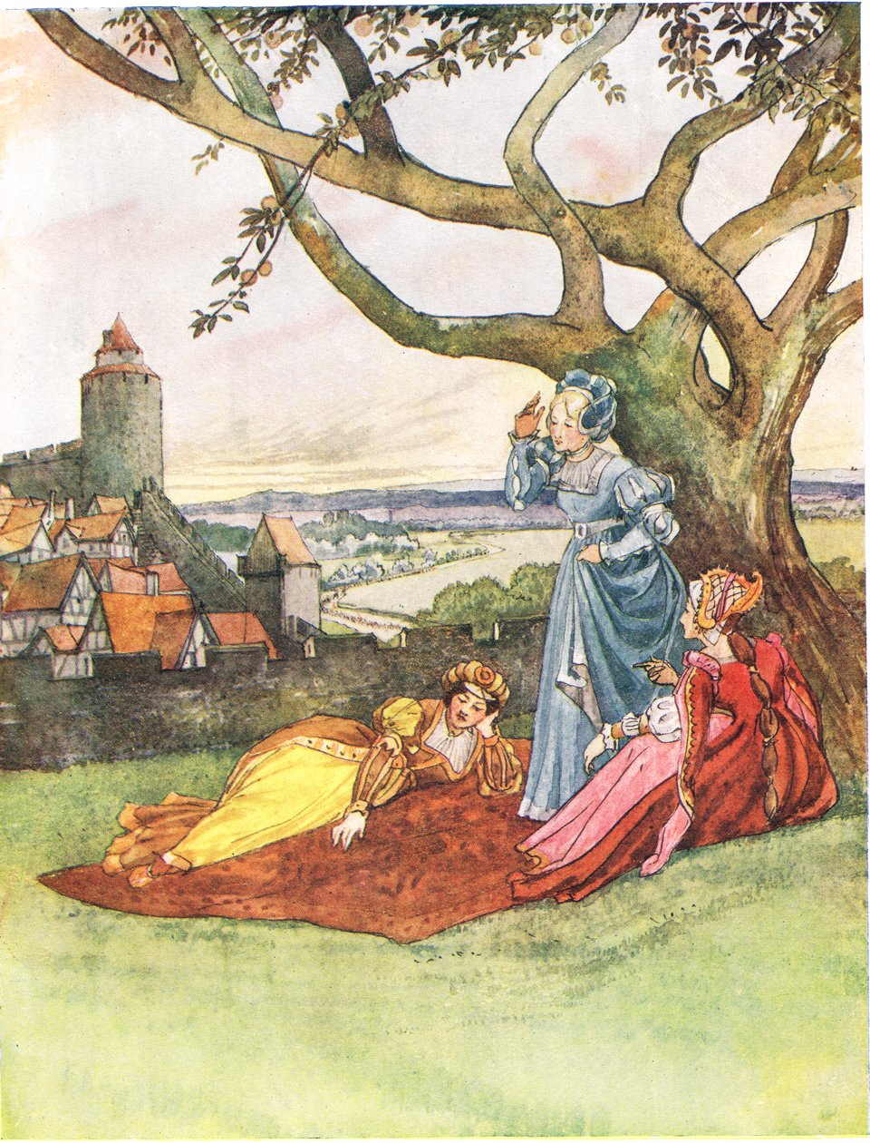 Les Trois Princesses, illustrasjon fra 