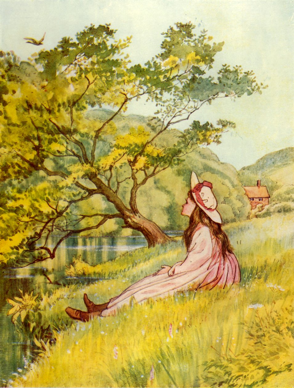 Sumer er icumen i (fargelitografi) av George 9th Earl of Carlisle Howard