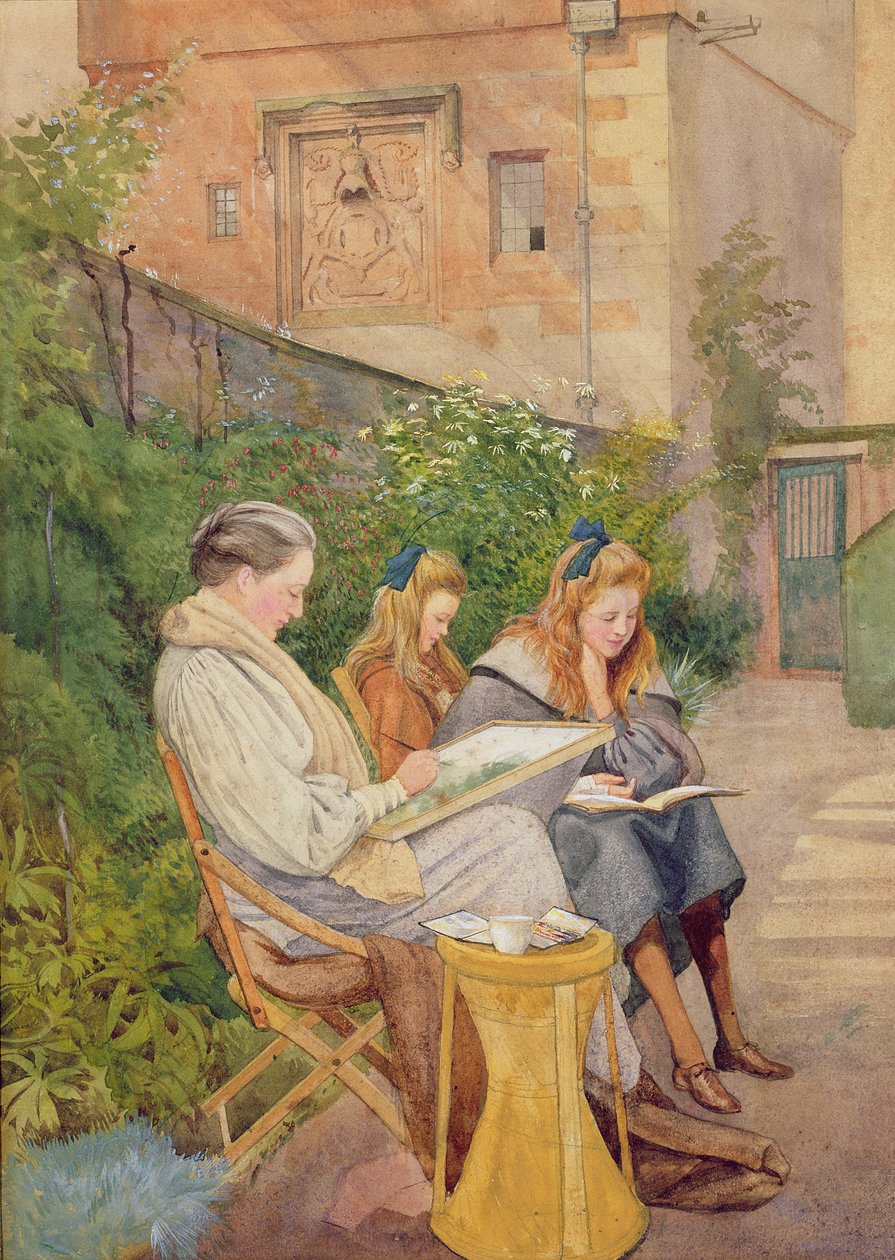Kunstnerens datter og barnebarn av George, 9th Earl of Carlisle Howard