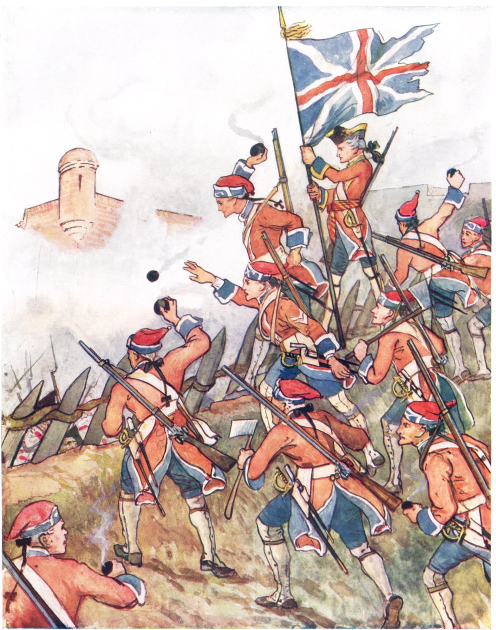 The British Grenadiers, illustrasjon fra 