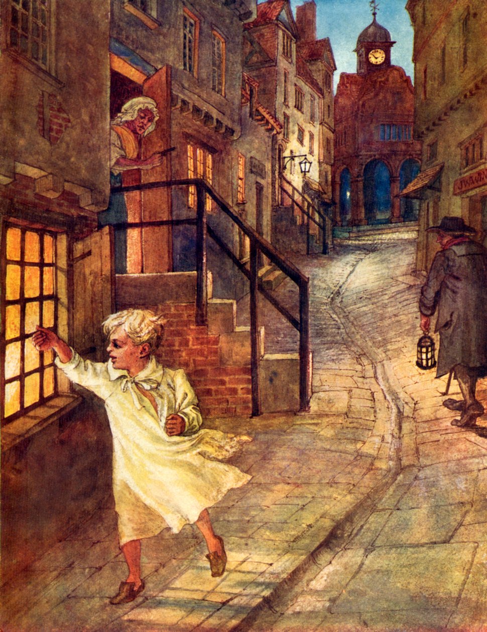 Wee Willie Winkie (fargelitografi) av George 9th Earl of Carlisle Howard