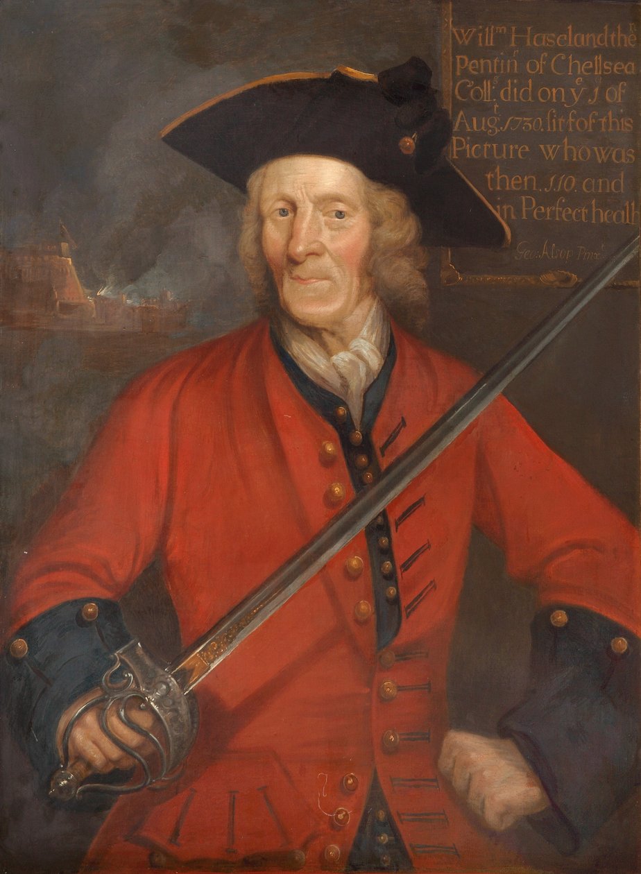 I pensjonist William Hiseland, 1730 av George Allsop