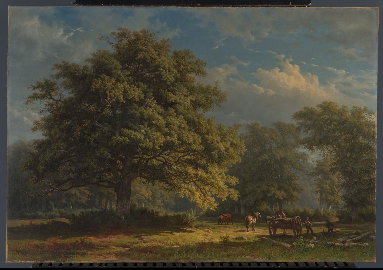 Utsikt i Bentheim-skogen av George Andries Roth