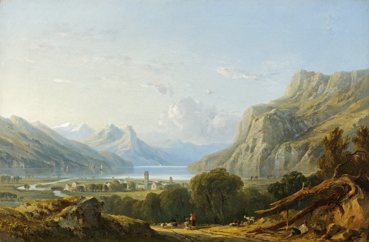 Wallenstadtsjøen av George Arthur Fripp