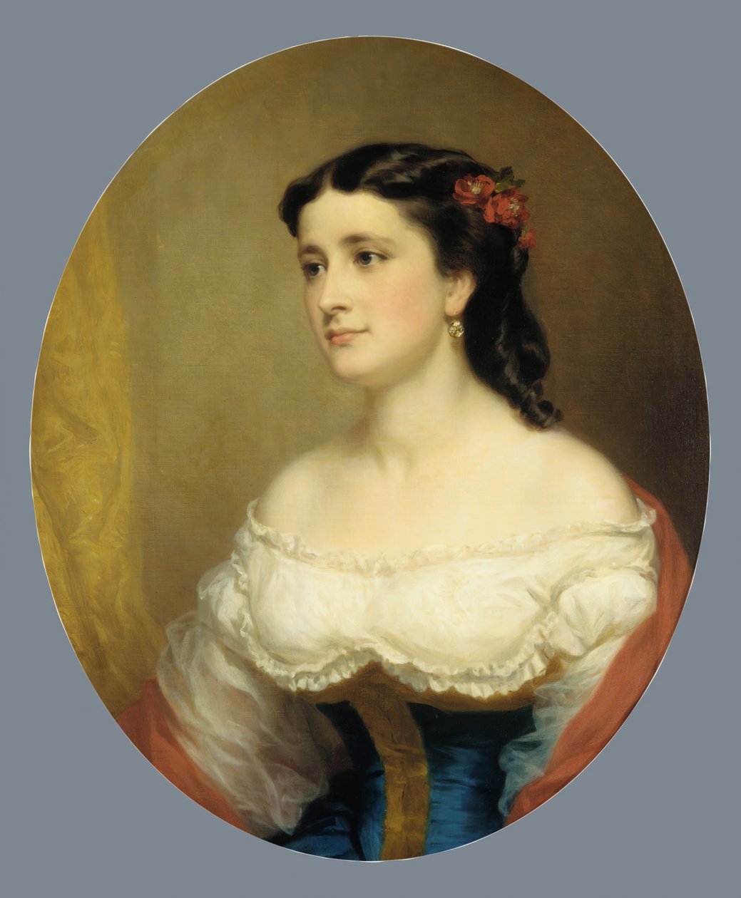 Mrs. William Loring Andrews, 1861-63. av George Augustus Baker