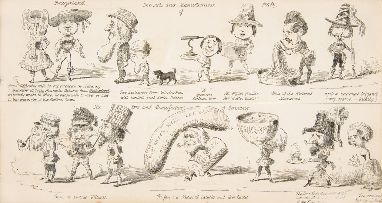 Den store utstillingen Wot skal være, sannsynlige resultater av industrien til alle nasjoner i Th..., 1850. av George Augustus Sala