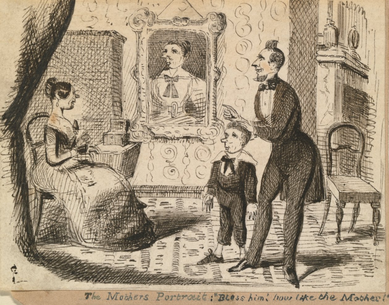 Morens portrett av George Augustus Sala