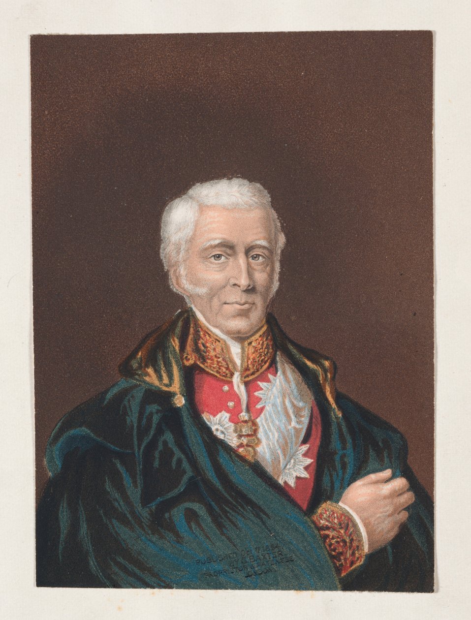 Arthur Wellesley, hertug av Wellington av George Baxter