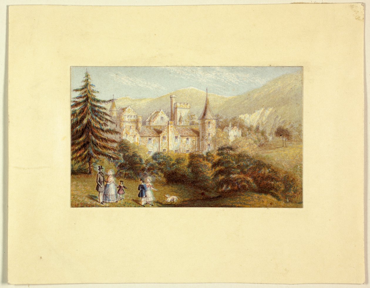 Balmoral Castle av George Baxter