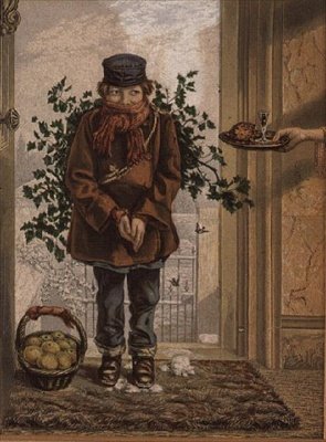 Juletid (trykk) av George Baxter