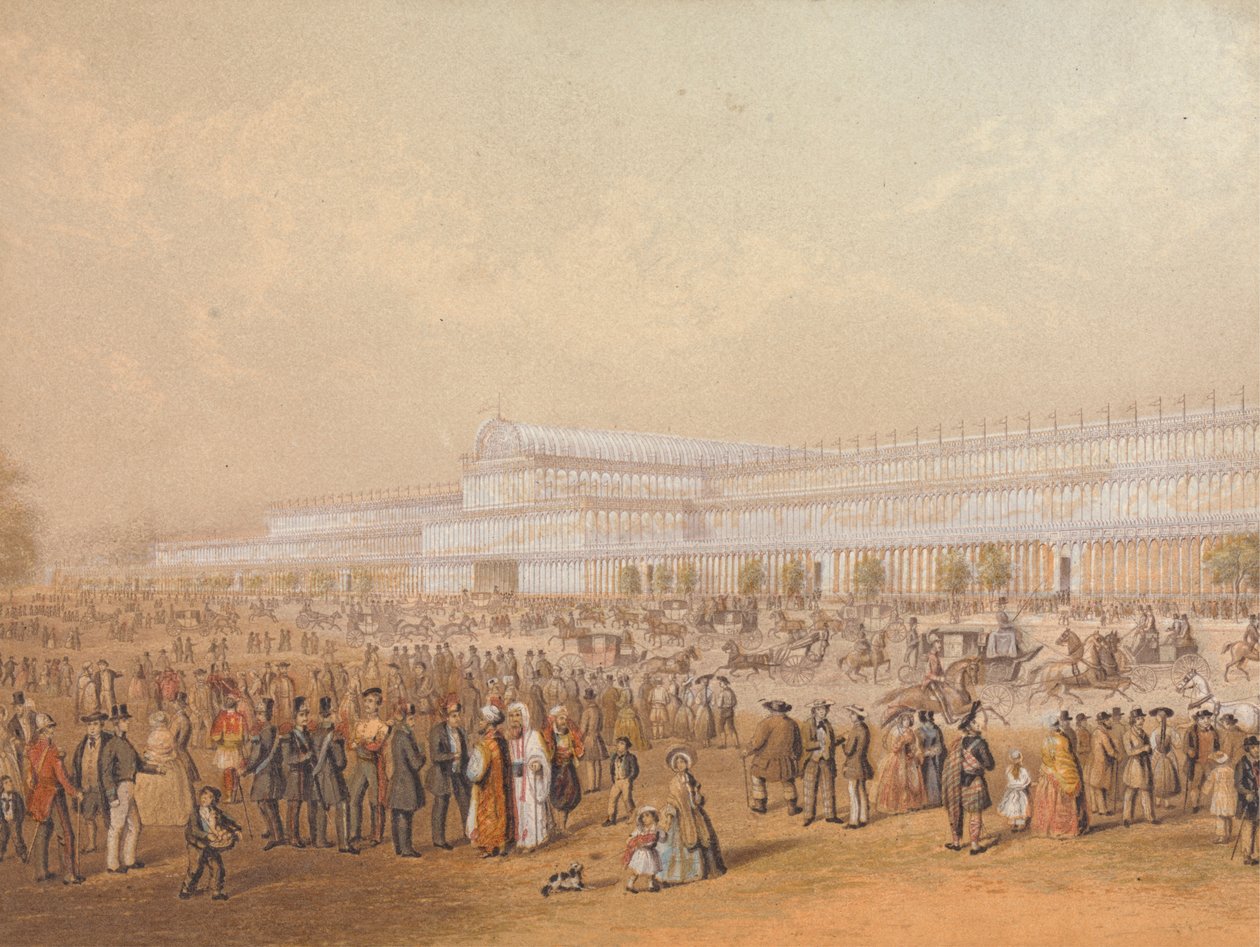 Crystal Palace, Hyde Park av George Baxter